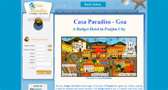 Desktop Screenshot of casaparadisogoa.com